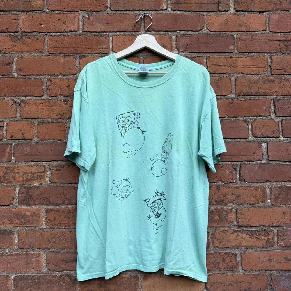 vintage Nickelodeon nick hotel t shirt 00s XL RARE